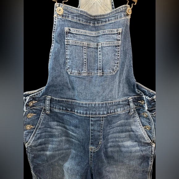 TORRID Denim Overalls Jeans Size 12 - Picture 4 of 9